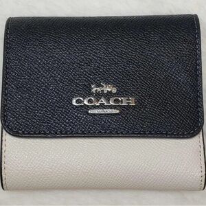 Coach Black and White Wallet NWT